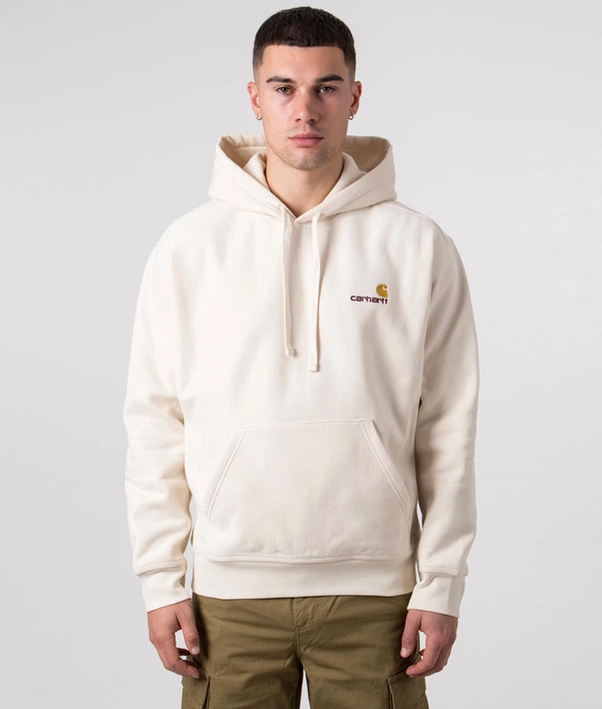 Carhartt WIP Mens Relaxed Fit American Script Hoodie